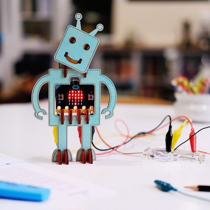 Animated Servo Robot - Glowforge EDU